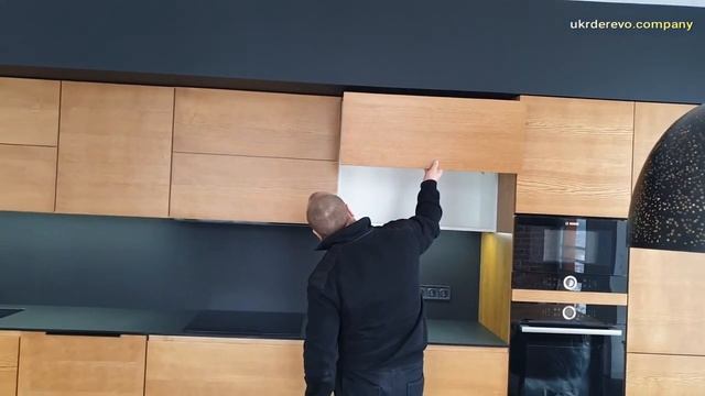 кухня из мдф шпонированная смотреть онлайн