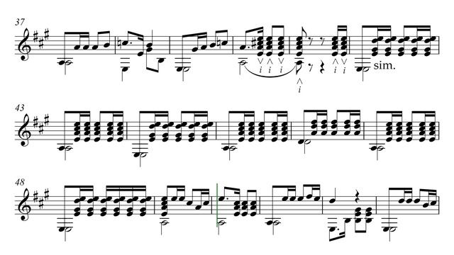 Р. В. Райтмайр. ТАНГО ФЛАМЕНКО. Видео партитуры