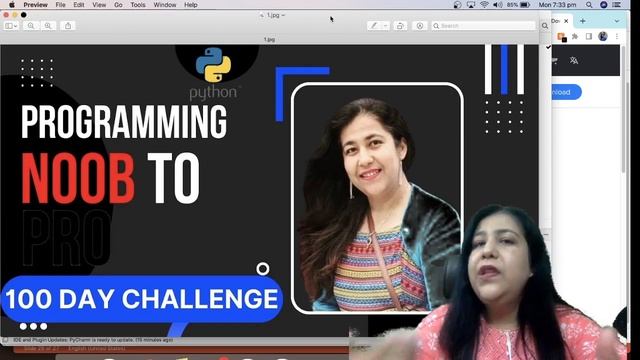 100 Day Coding Challenge | Be a Noob to Pro in Python Programming| How to learn coding #anjaliluthr смотреть онлайн