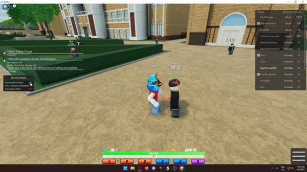 World of Stands Demo Script | Auto Kill NPCs, Auto Farm Quests