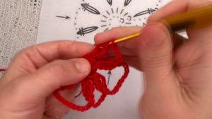 Цветочный мотив вязание крючком