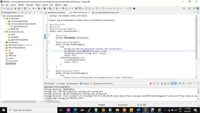 How to do Spring Boot integration with IBM MQ? смотреть онлайн