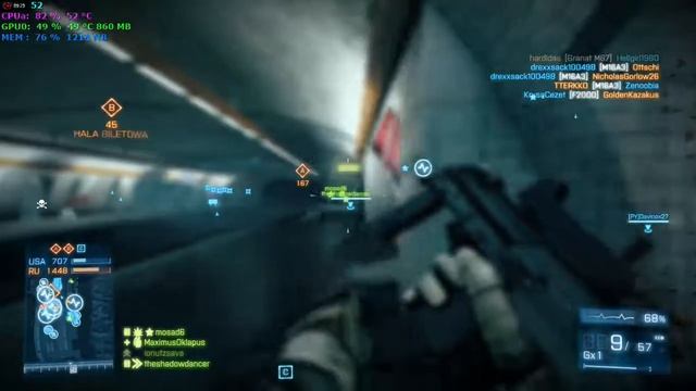 Battlefield 3 Multi FPS/ Amd x4 940 Radeon 7850 2gb 5gb ram смотреть онлайн