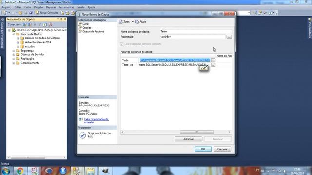 SQL Server Intermediário (Aula 29) - Sobre os filegroups e files no Management Studio смотреть онлайн