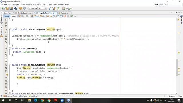 Clase 15 de abril: Ejercicio áulico con TreeMap. (Profe Cristina Saez) смотреть онлайн