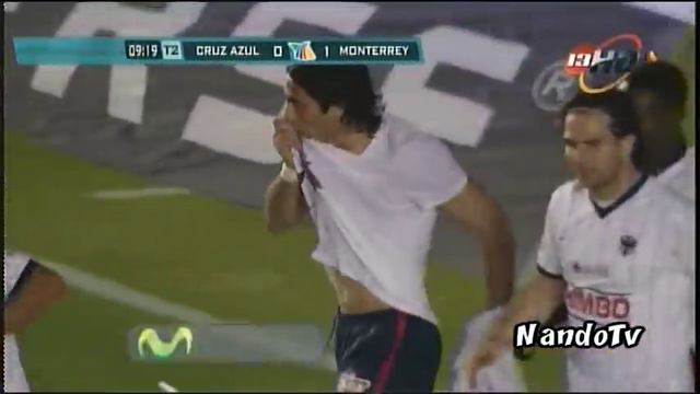 Gol de Aldo De Nigris (Cruz Azul - Monterrey Final Vuelta) смотреть онлайн