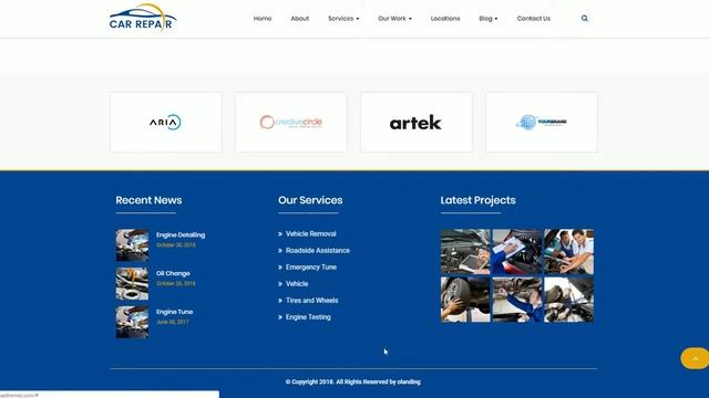 Car Repair Services WordPress Theme | Olanding.com смотреть онлайн