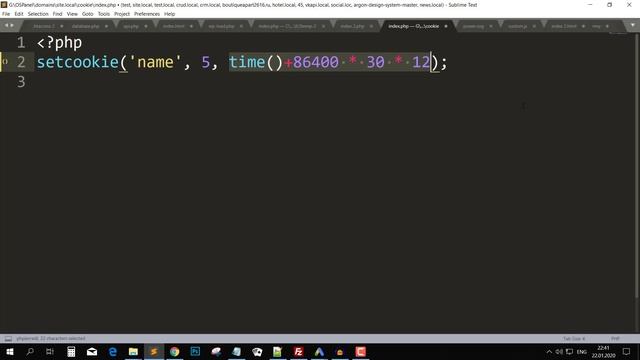 PHP Cookie — практические примеры использования смотреть онлайн
