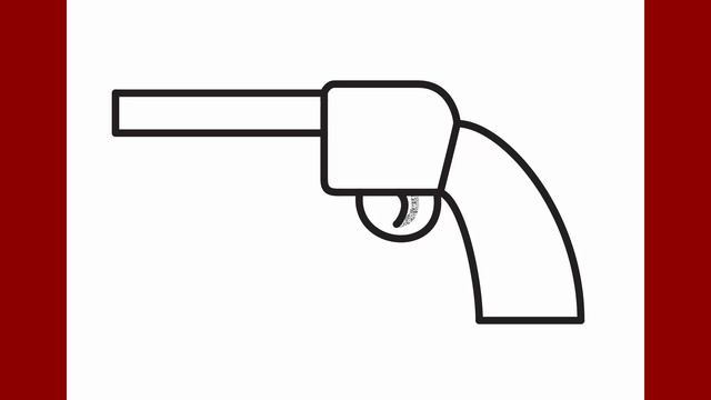 Cómo Dibujar Un Revólver