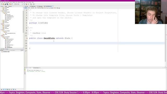 State Design Pattern (Introduction and Java Example) смотреть онлайн