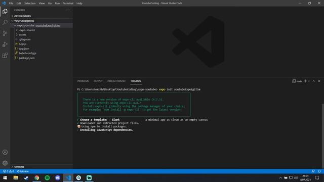 Expo & Expo CLI Geliştirme Ortamının Kurulumu | Windows смотреть онлайн