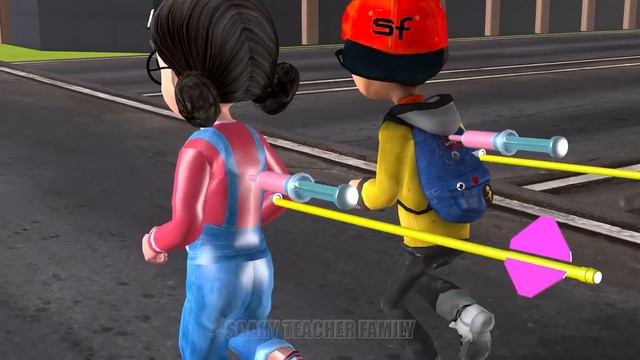 Scary Teacher 3D Squid Game Trying Who Faster Games vs Nick and Tani vs Huggy Wuggy Animation смотреть онлайн