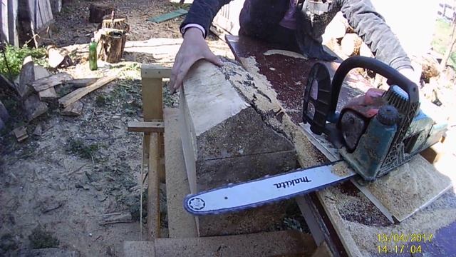 как распустить бревно на доску. домашняя мини пилорама. смотреть онлайн