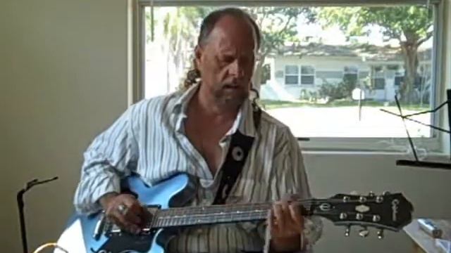 Electric Blues, Heavy Classic Rock Guitar Improvisation Epiphone 335 Dot Mustang 3 смотреть онлайн