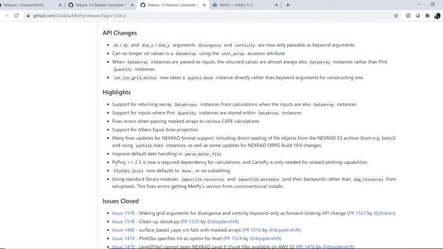 MetPy Mondays #152 - MetPy 1.0.0RC2 How to Install and Test! смотреть онлайн