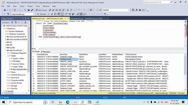 How To Audit DDL Changes in MS SQL Server смотреть онлайн