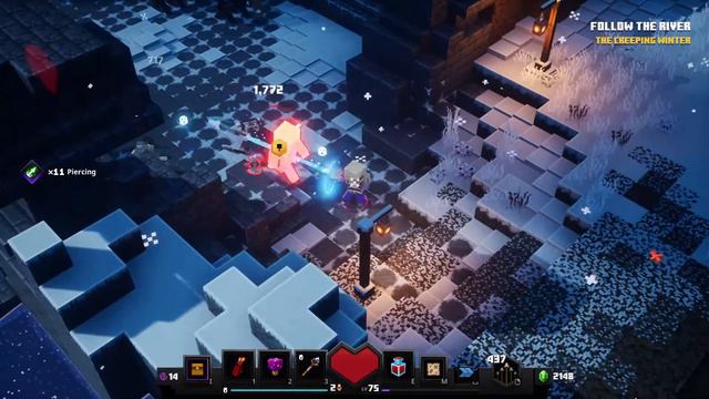 Minecraft Dungeons #12 - A Creeping Winter смотреть онлайн