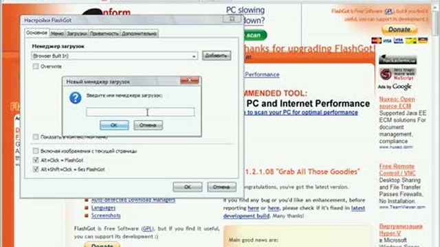 Расширение Firefox FlashGot смотреть онлайн
