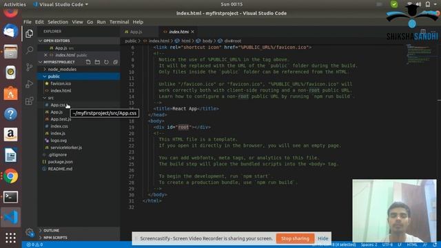 Directory structure in React Js (Hindi) смотреть онлайн