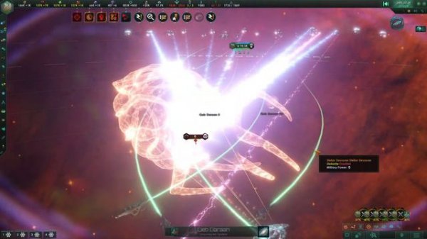 Epic space battle with the Stellar Devourer! - Stellaris