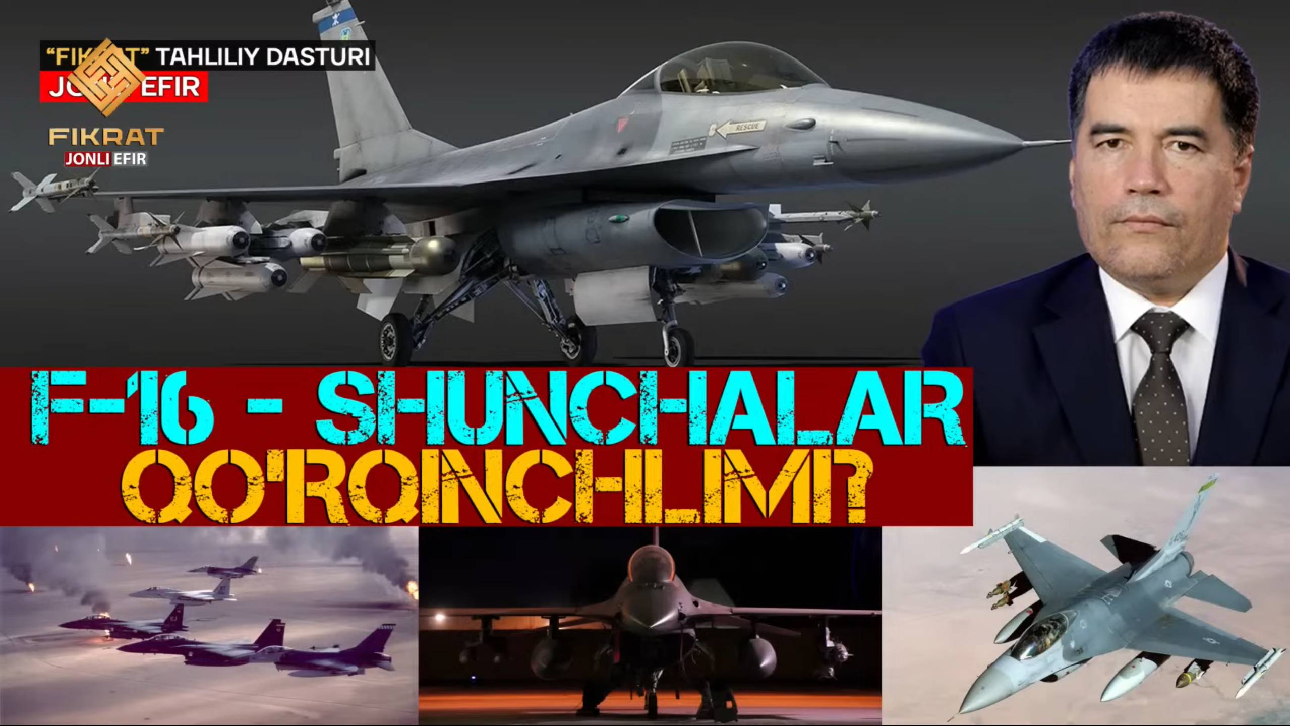 🔴F-16 Qiruvchi Samolyotlari Rossiya Uchun Jiddiy Xavfmi_ #fikratuz