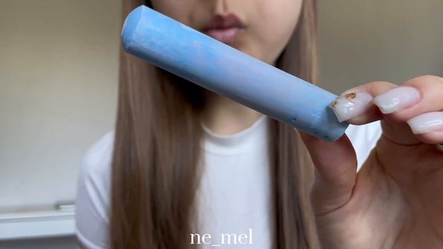 цветной КАНЦЕЛЯРСКИЙ МЕЛ | ASMR | CHALK | CRUNCH