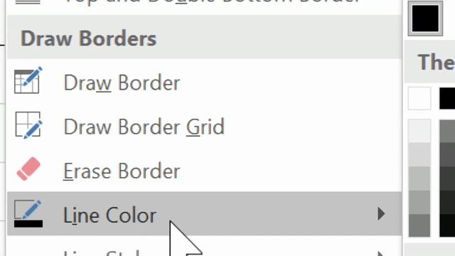 Cara Mengubah Warna Garis Pada Microsoft Excel смотреть онлайн