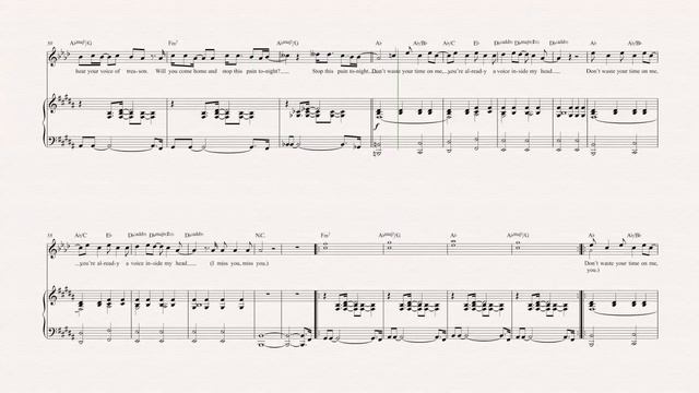Alto Sax - I Miss You - Blink 182 - Sheet Music, Chords, & Vocals смотреть онлайн