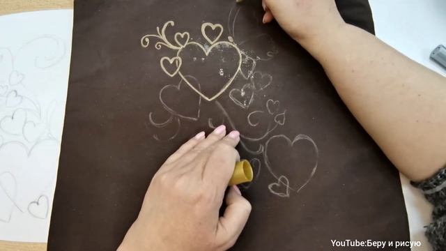 Рисуем на сумке-шоппере сердечки? смотреть онлайн