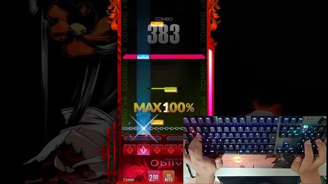 [DJMAX RESPECT V] 8B Practice + Hand move [New Keyboard] смотреть онлайн