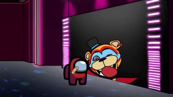 Mini Crewmate Kills FNAF Security Breach Characters. Among us