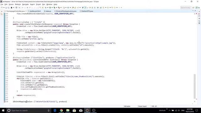 E08 Delete file on Google Drive смотреть онлайн