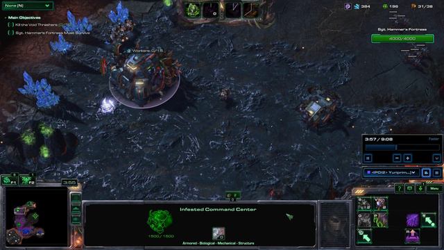 Starcraft 2 Co-op - Void Thrashing [Speed run - 8:54] - Raynor & Stukov (Brutal) смотреть онлайн