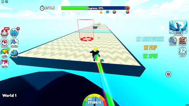 ROBLOX CHOP AND FROSTY COMPLETE LOOP DE LOOP IN SKATING OBBY смотреть онлайн
