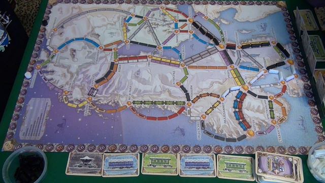 242 Ticket To Ride Северные страны играем в настольную игру. смотреть онлайн