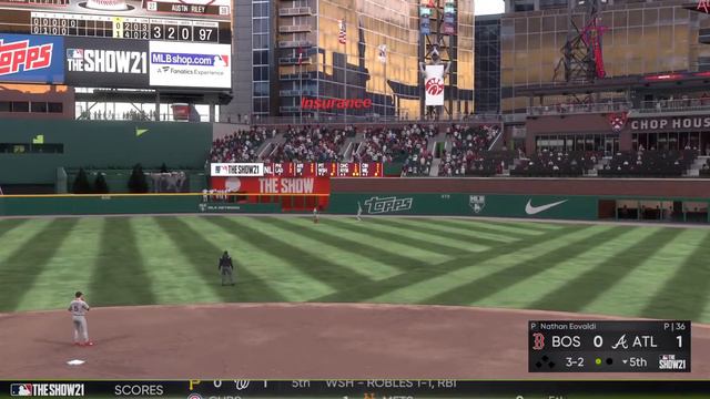 MLB The Show 21 (PS5) Atlanta Braves - Game 66 смотреть онлайн