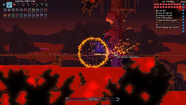 Night's Edge vs Master Mode Wall of Flesh Terraria 1.4.4 смотреть онлайн