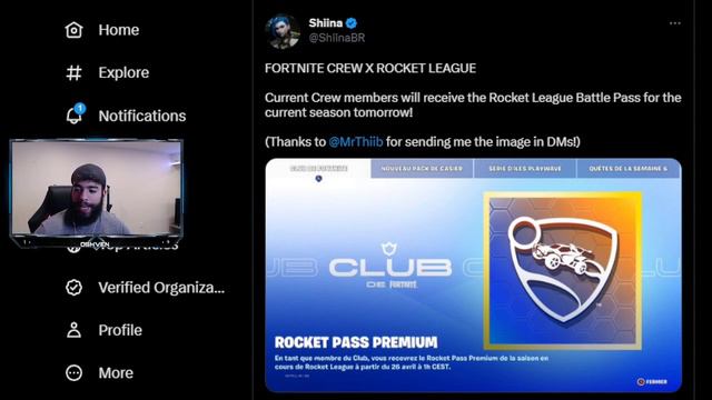 Fortnite FREE Battle Pass for ROCKET LEAGUE! (How TO Unlock) смотреть онлайн