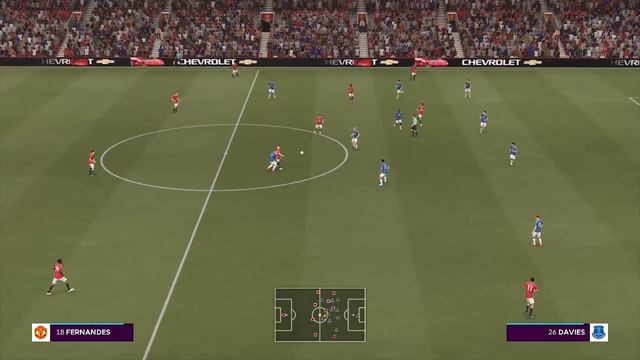 Manchester United vs Everton FC | Fifa 21 Gameplay смотреть онлайн