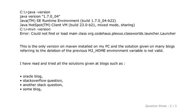 Windows : Maven error: Could not find or load main class org.codehaus.plexus.classworlds.launcher.L смотреть онлайн