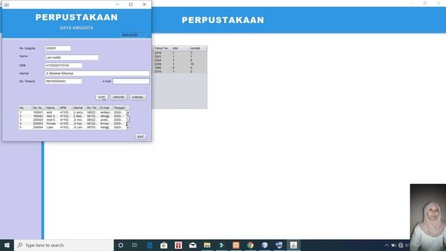 Program Aplikasi Perpustakaan dengan Java Netbeans смотреть онлайн