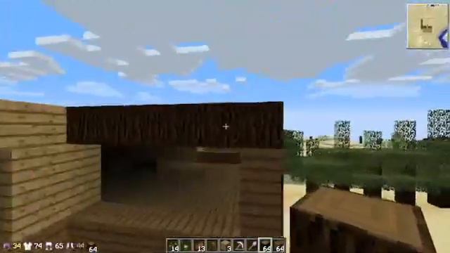 BorodaCraft Когда лень строить дом xD смотреть онлайн