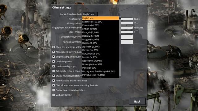как поставить русский язык в игре factorio смотреть онлайн