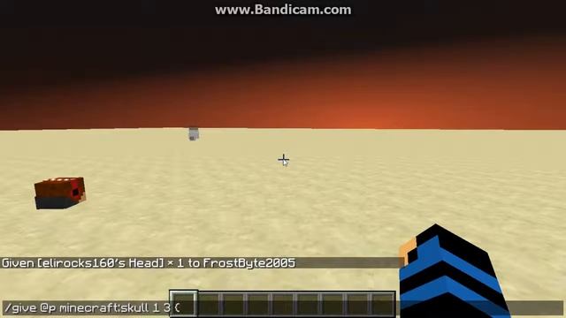 Minecraft give head command смотреть онлайн