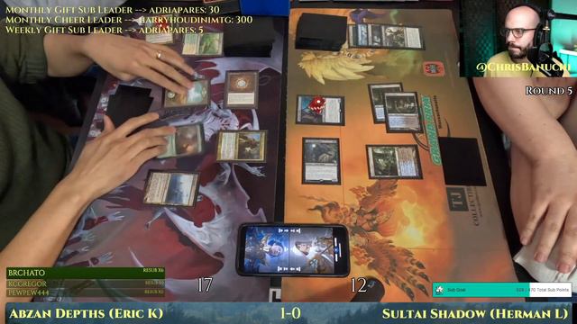Death's Shadow vs Abzan Dark Depths [Legacy $1000 Round 5] смотреть онлайн