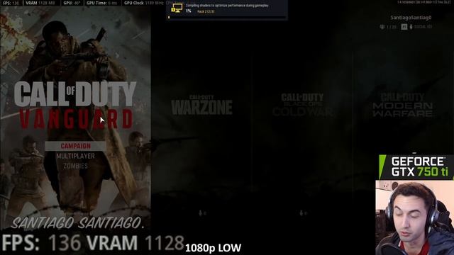 Call of Duty Vanguard | GTX 1050 2GB | 750 ti | GT 1030 смотреть онлайн