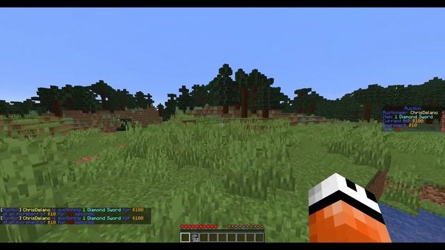 Sell items in Minecraft with EZ Auction Plugin смотреть онлайн