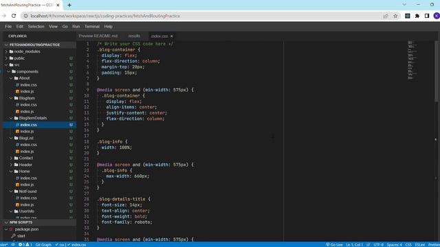 CODING PRACTICE 23 | FETCH AND ROUTING PRACTICE | REACT JS |CCBP 4.O | CCBP смотреть онлайн