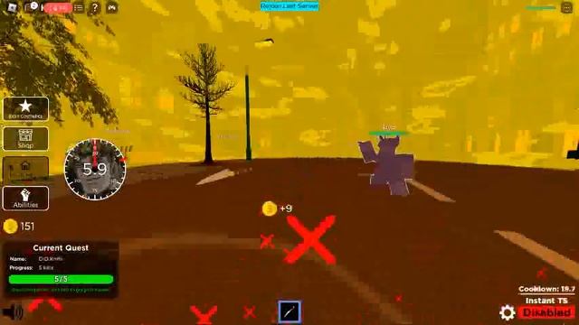 Playing JJ:TB(JoJo TimeStop Battlegrounds) смотреть онлайн