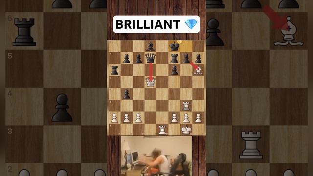 4 BRILLIANT MOVE 😱 #chess смотреть онлайн